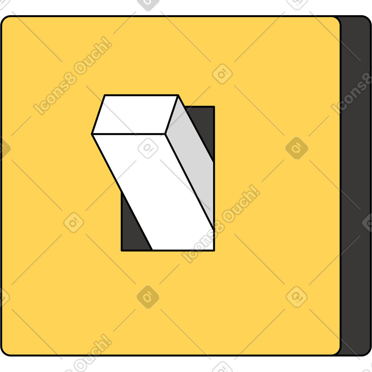 Illustration Interrupteur dans le style Sitcom à télécharger aux formats PNG, SVG