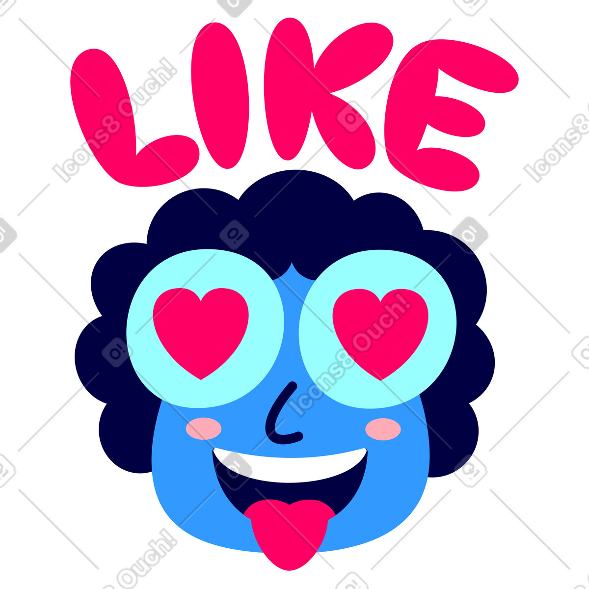 Ilustração animada de Adesivo de letras como em GIF, Lottie (JSON), AE