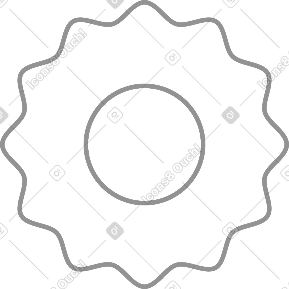 Ingranaggio lineare illustrazione in stile Concept scarica in PNG, SVG