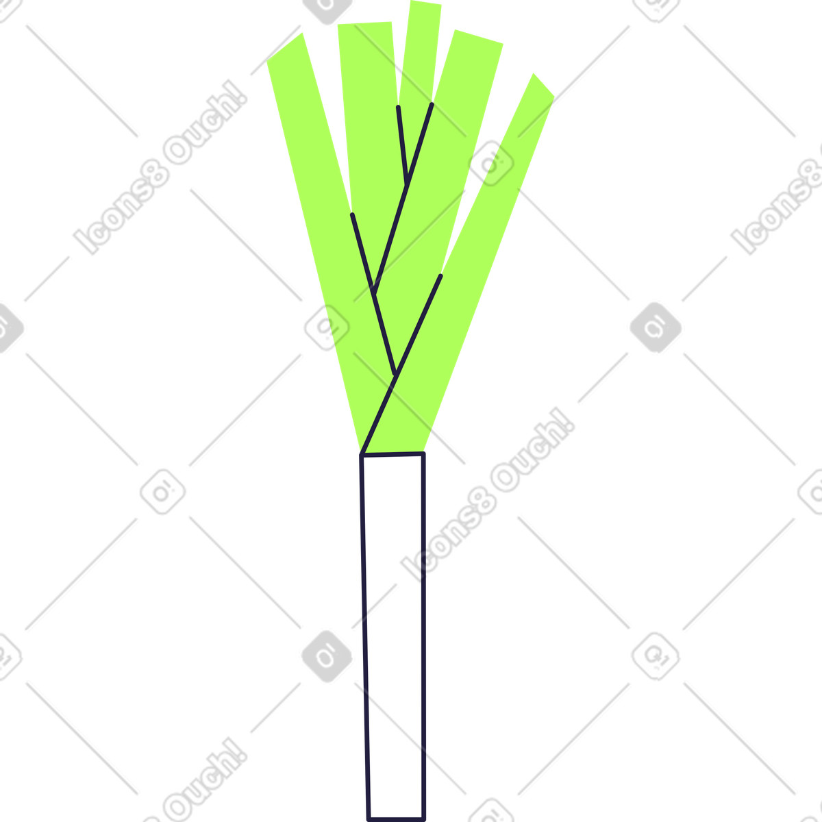 下载 Mellow 风格的 芹菜 插画，支持 PNG、SVG 格式