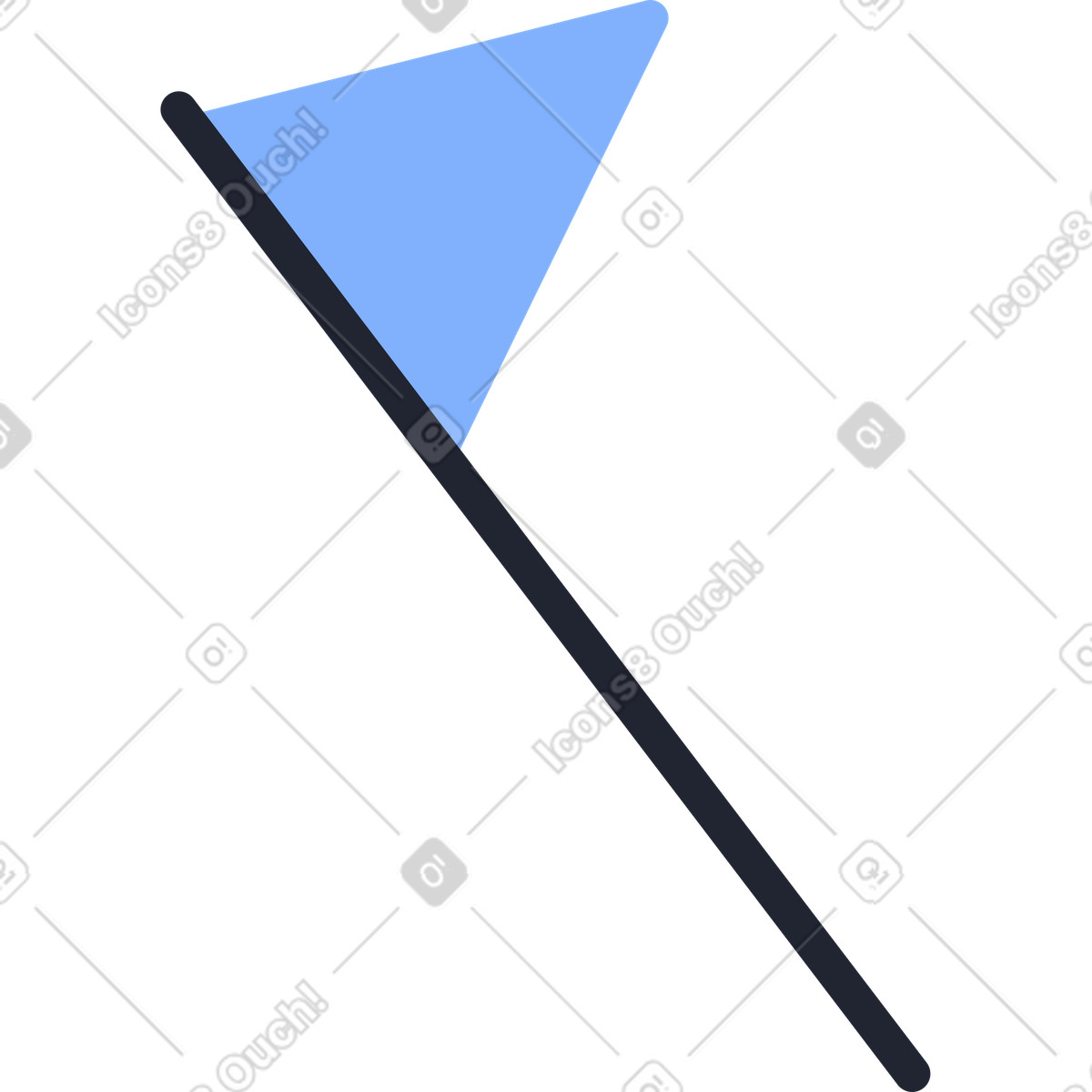 Flag illustration in Pablita style download in PNG, SVG