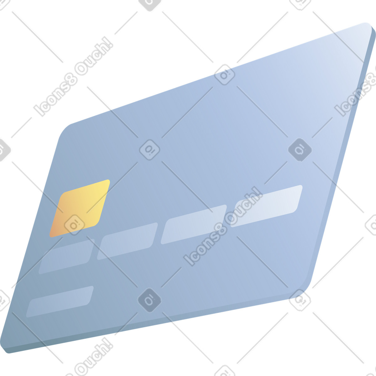 Enorme carta di credito illustrazione in stile Colors scarica in PNG, SVG