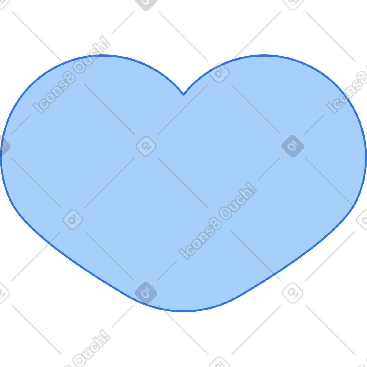 Ilustración Fondo corazon en estilo Sky a descargar en PNG y SVG