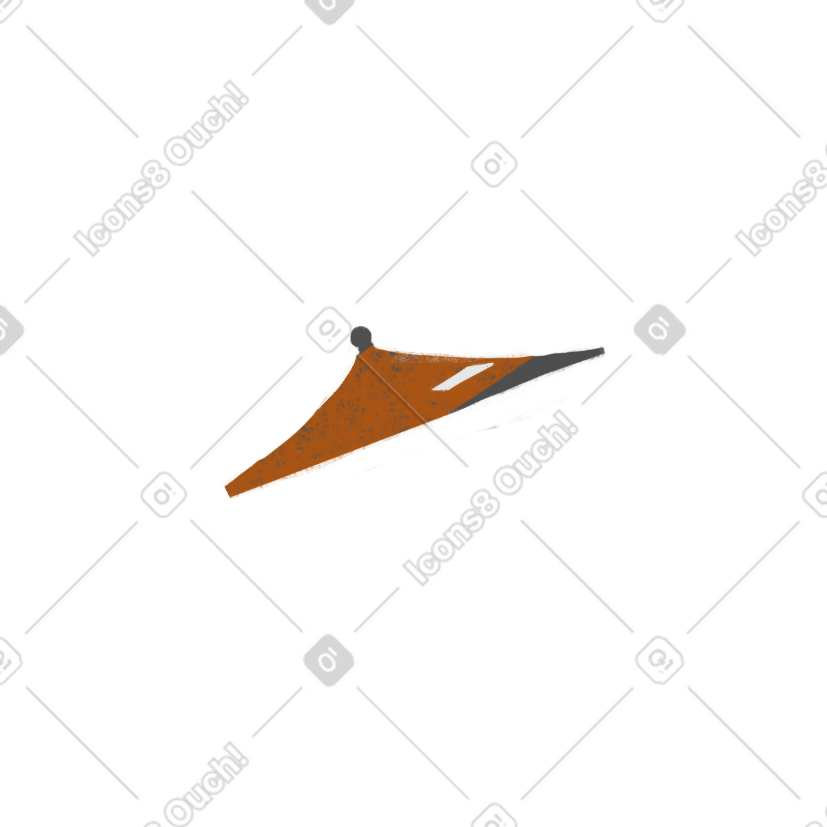 Ilustración Hacia en estilo Fabulous a descargar en PNG y SVG