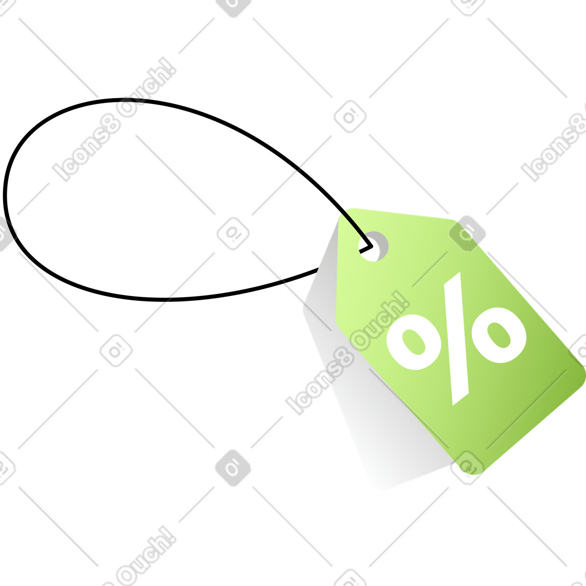 Ilustración Cupón de descuento en estilo Levels a descargar en PNG y SVG