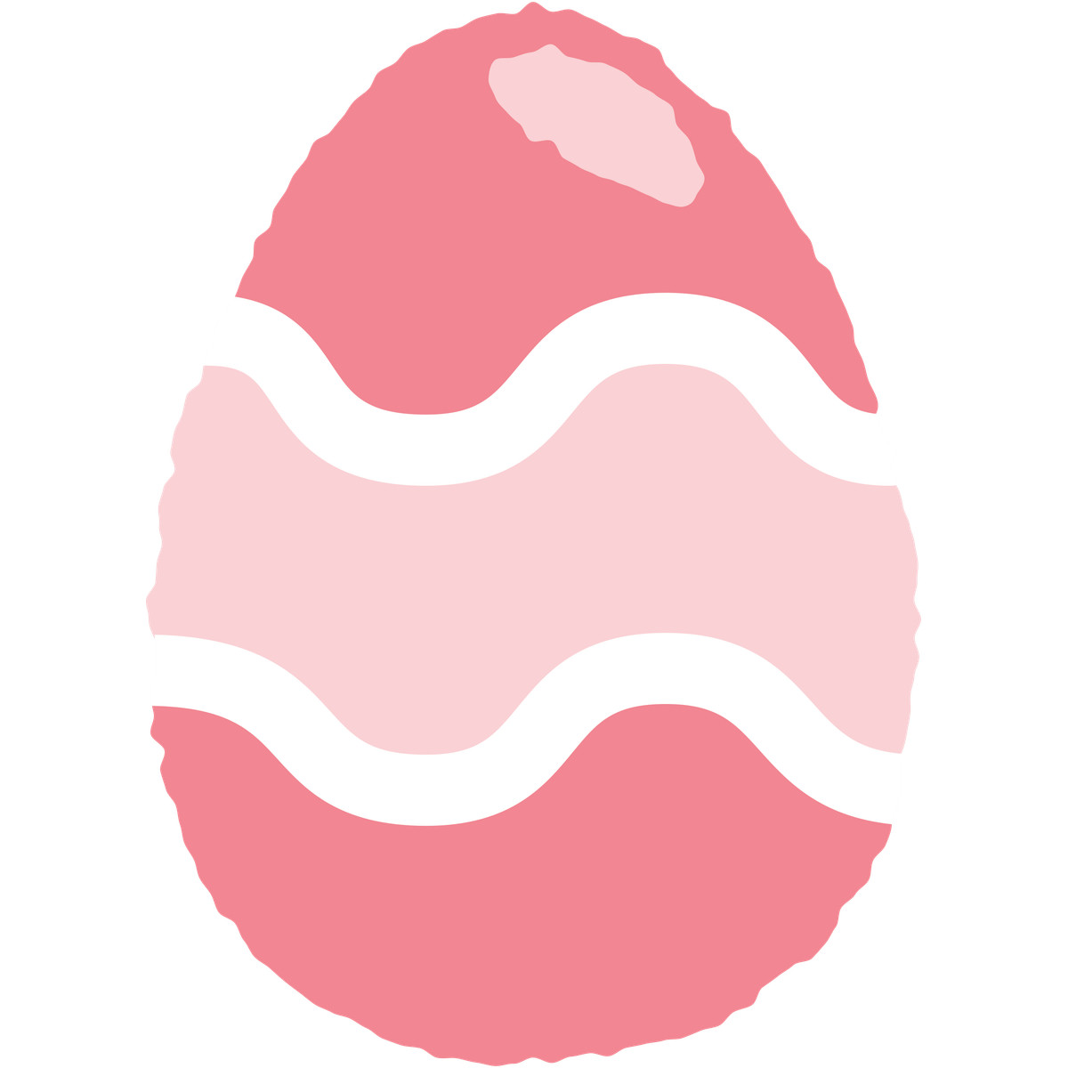 Illustration Decorated pink egg dans le style Cherry à télécharger aux formats PNG, SVG