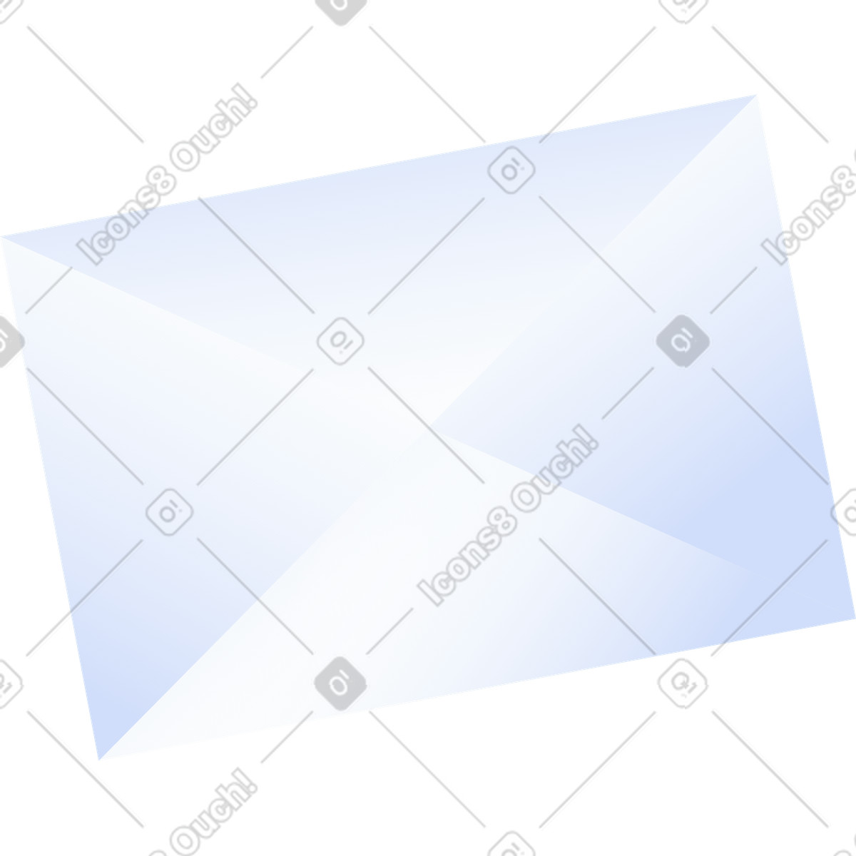 Levels 스타일의 봉투 일러스트레이션 PNG, SVG 다운로드