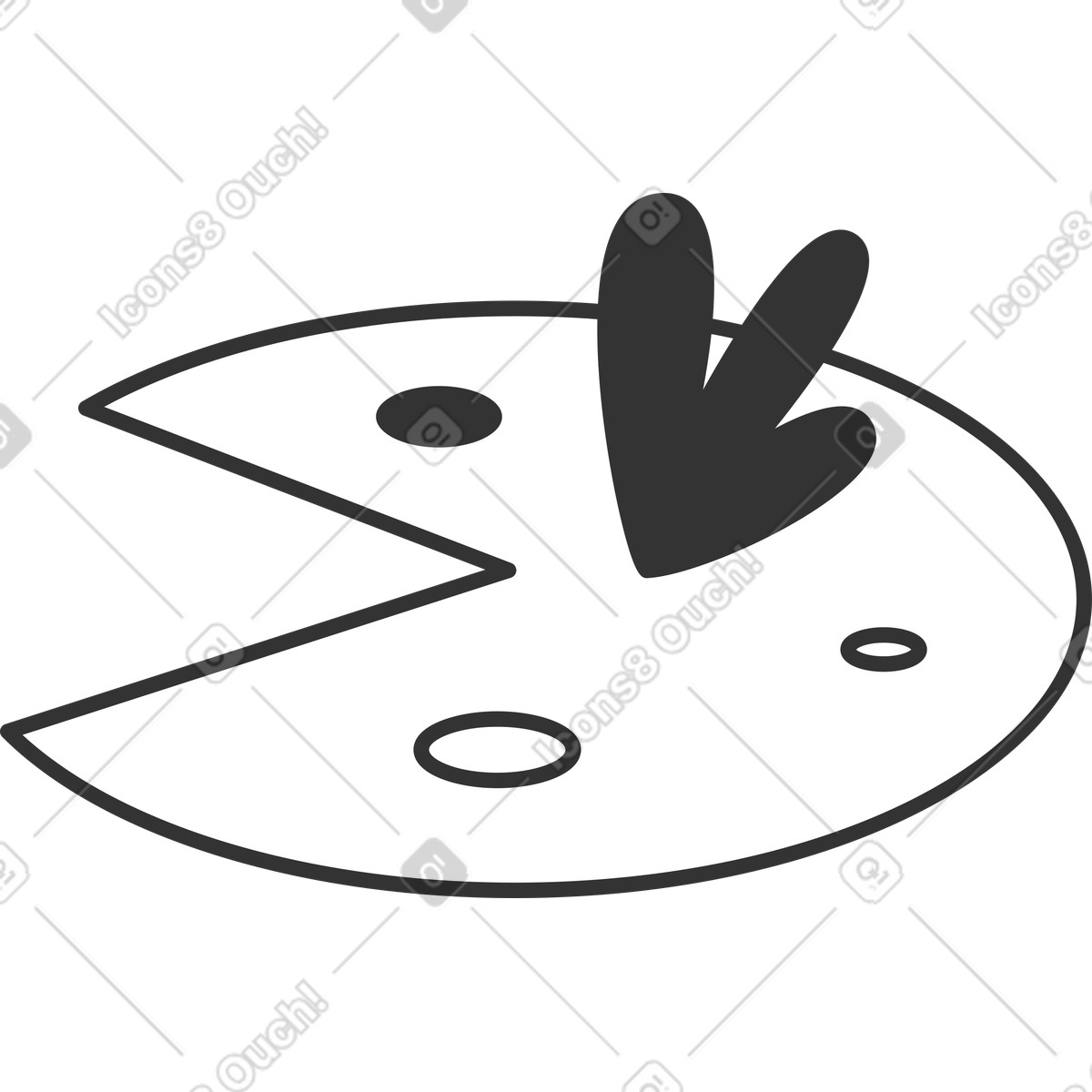 Crayon スタイルの スイレン のイラストをPNG、SVG形式でダウンロード