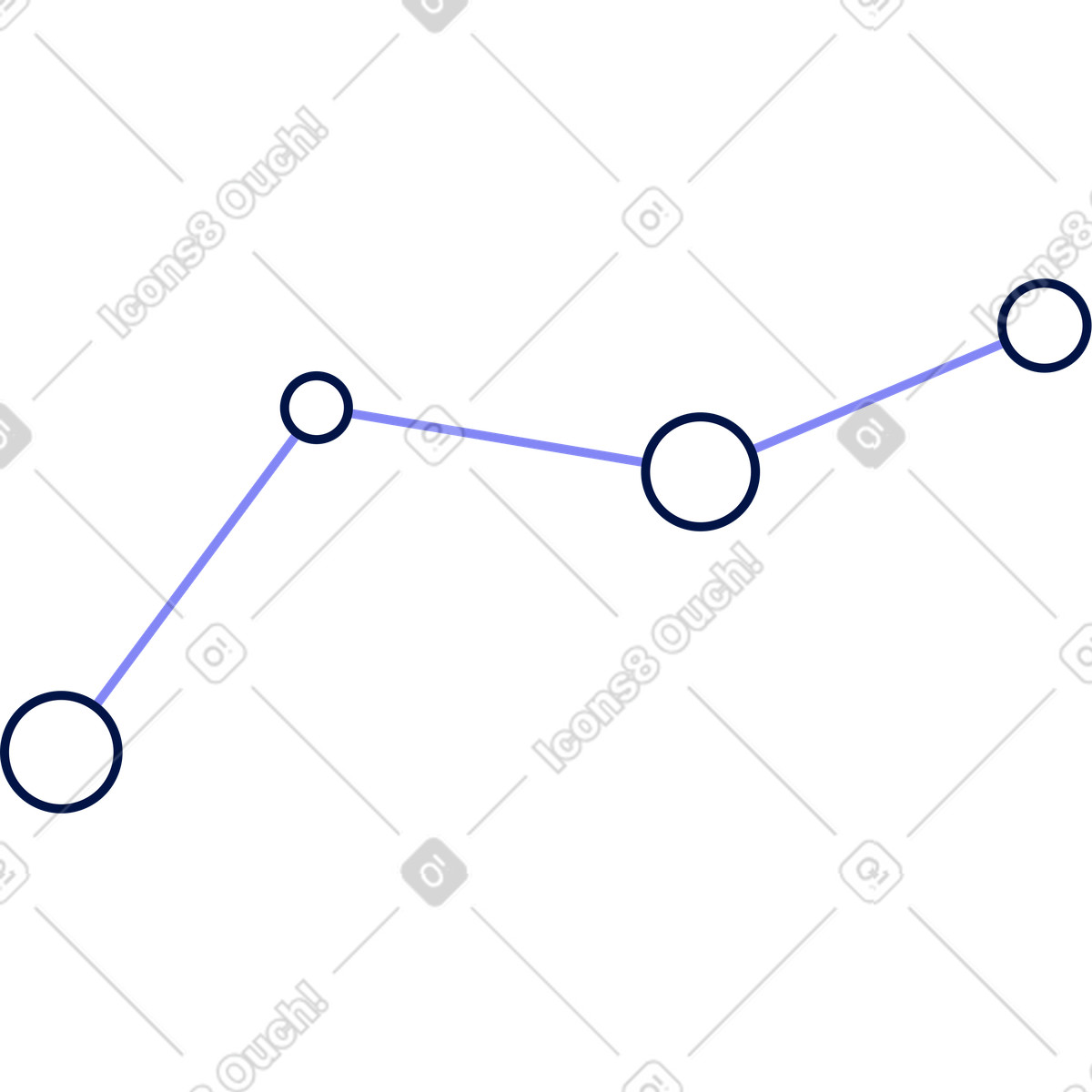 Constellation illustration featuring stars and shapes in vector clipart