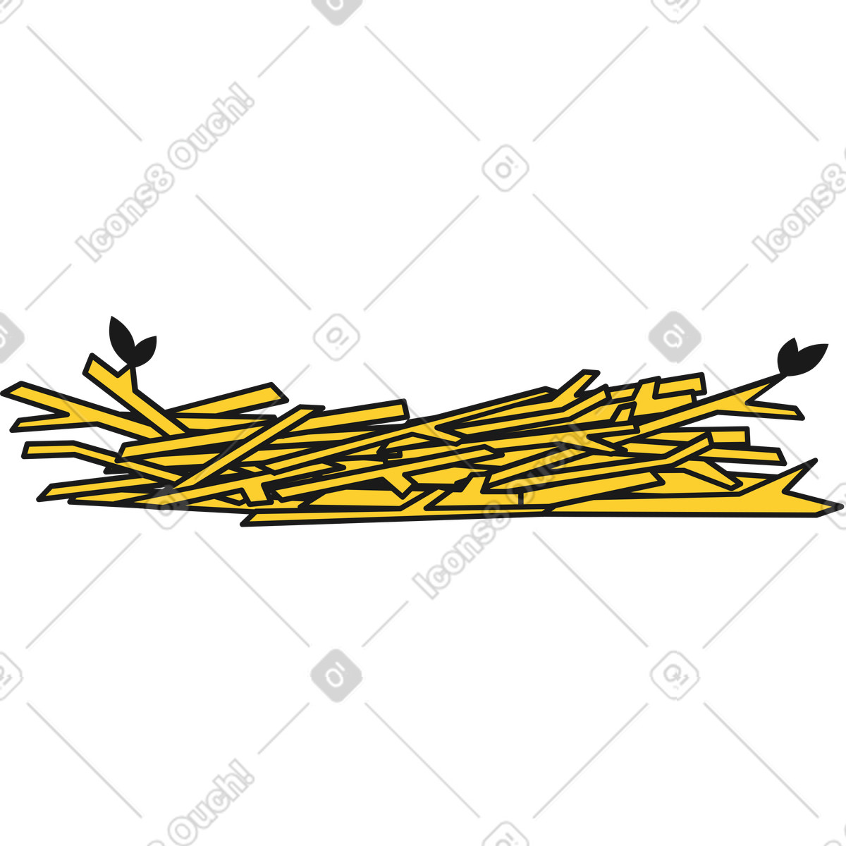 Taxi スタイルの ネスト のイラストをPNG、SVG形式でダウンロード