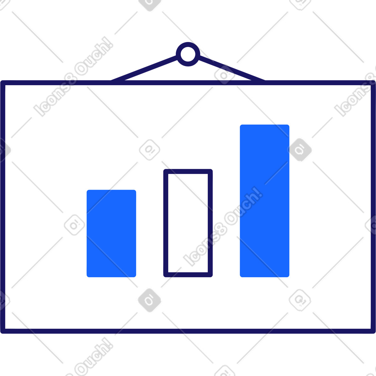 Ilustração de Cartaz com gráfico em no estilo Matey para baixar em PNG, SVG