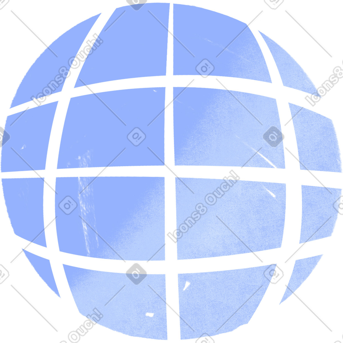 Earth symbol illustrazione in stile Quirky scarica in PNG, SVG