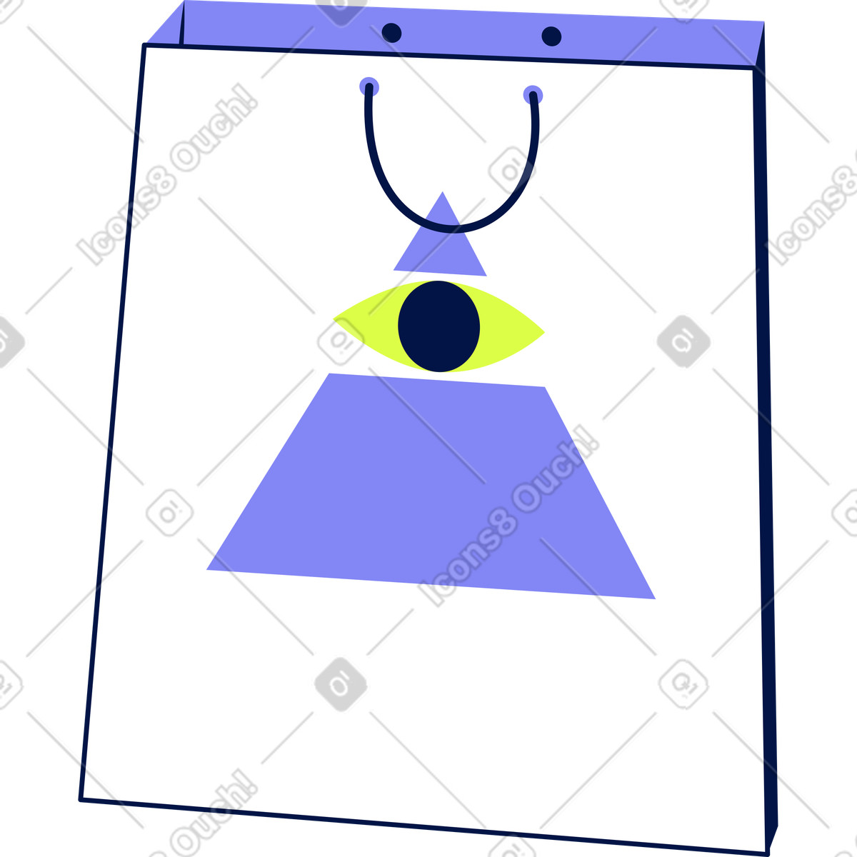 Ilustración Branded package en estilo Glow a descargar en PNG y SVG