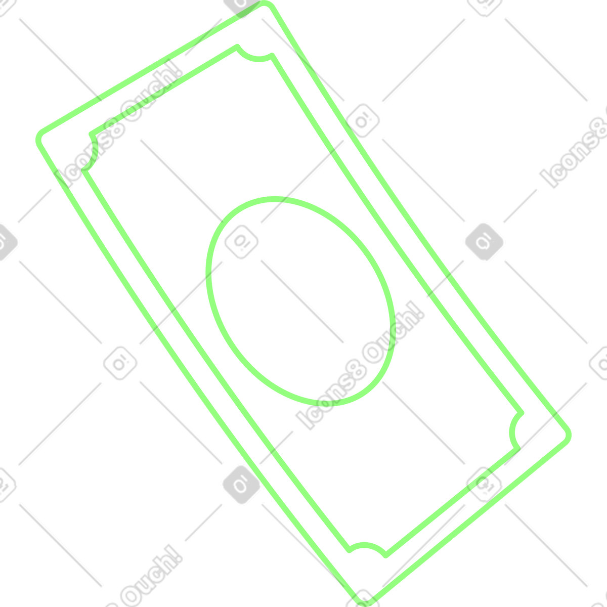 下载 Outline 风格的 钱法案 插画，支持 PNG、SVG 格式