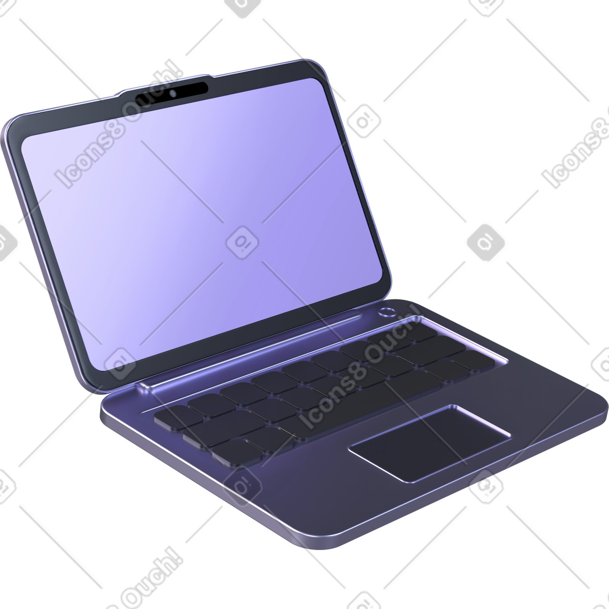 Иллюстрация Laptop в стиле 3D Boost — скачать в форматах PNG, SVG