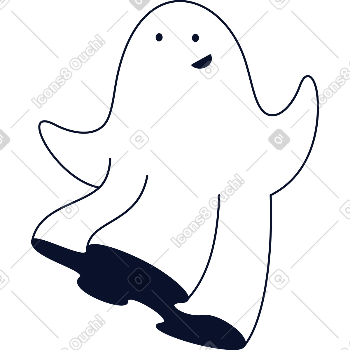 下载 Flexy 风格的 鬼 插画，支持 PNG、SVG 格式