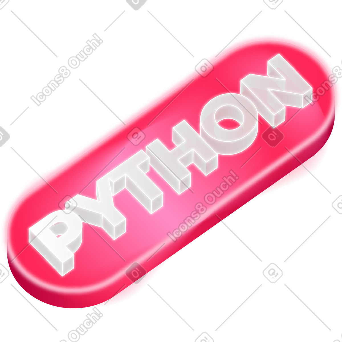 Python sign illustration in PNG, SVG