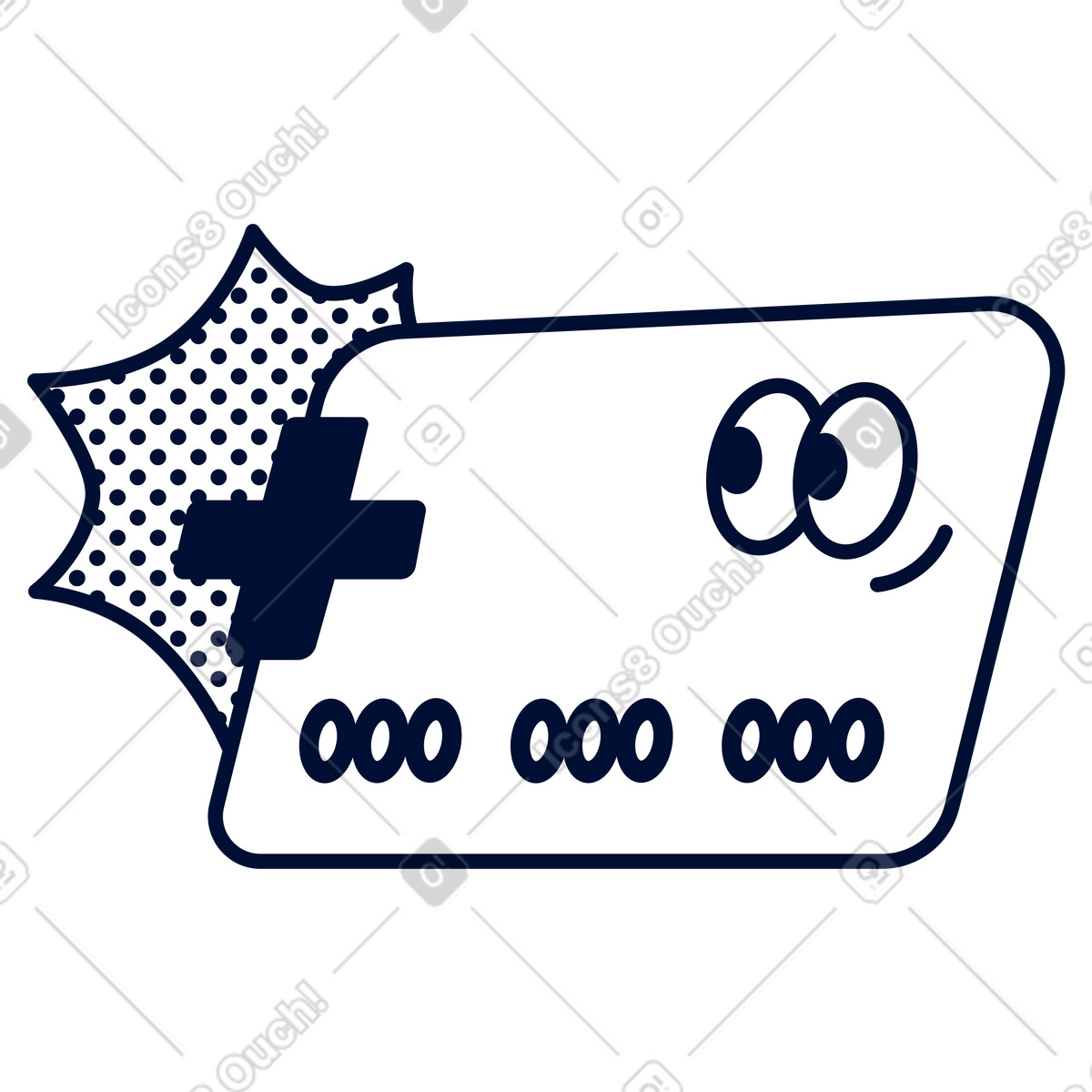 Illustration Paiement par carte avec suivi visuel, informations de facturation, détails la transaction dans le style Blink à télécharger aux formats PNG, SVG