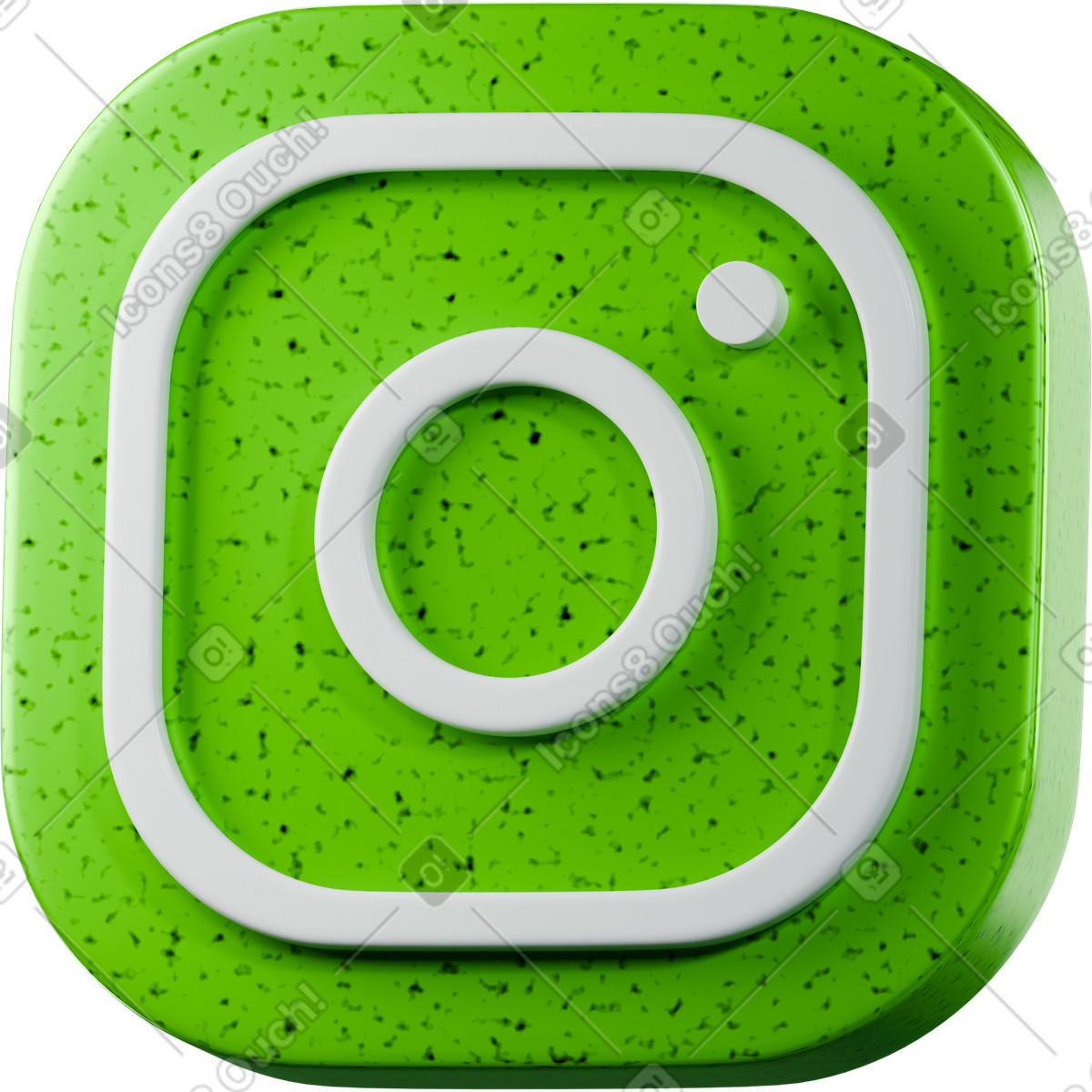 3D Platforms スタイルの インスタグラムアイコン のイラストをPNG、SVG形式でダウンロード