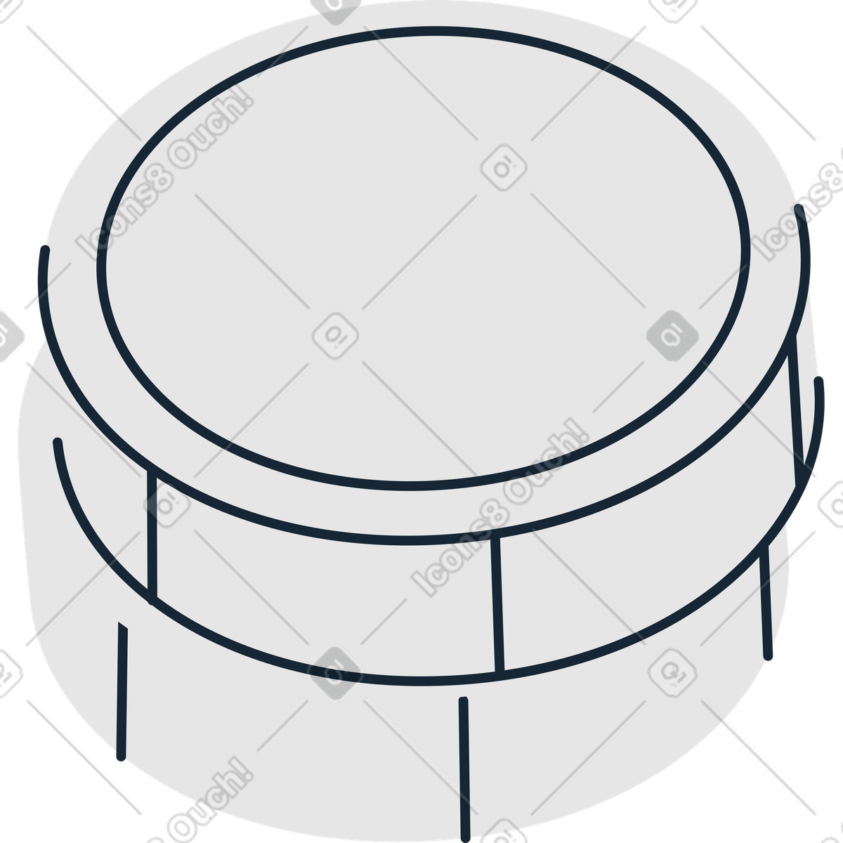 Ilustração de Pequena pilha moedas em no estilo Indigo para baixar em PNG, SVG