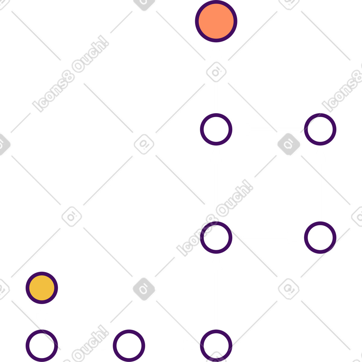 下载 Simplistic 风格的 Point-by-point diagram 插画，支持 PNG、SVG 格式