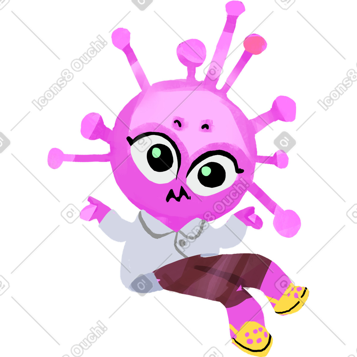 Atomic スタイルの 男 のイラストをPNG、SVG形式でダウンロード