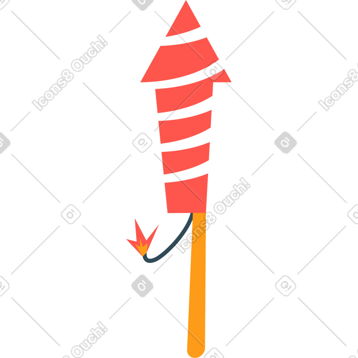 Fuoco d'artificio cinese illustrazione in stile Kingdom scarica in PNG, SVG