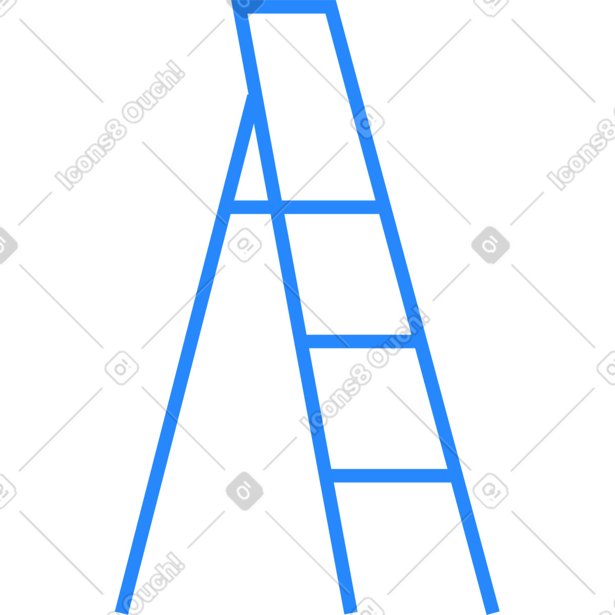 下载 Urban 风格的 折叠梯 插画，支持 PNG、SVG 格式
