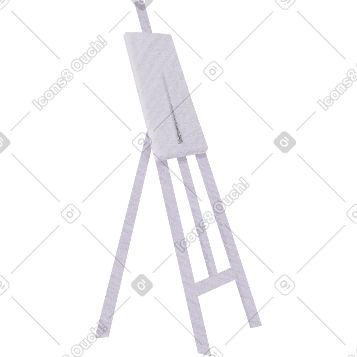 Easel illustration in Family style download in PNG, SVG
