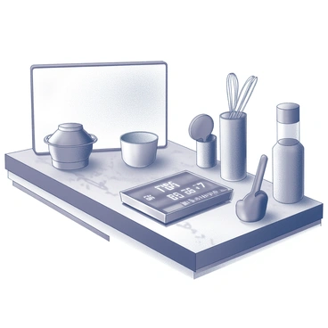 A digital scale showing fluctuating numbers in a modern kitchen