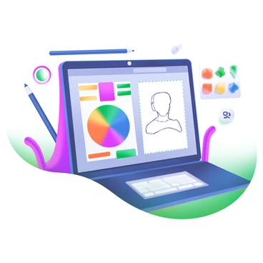 A photo being transformed into a clean vector outline using live trace