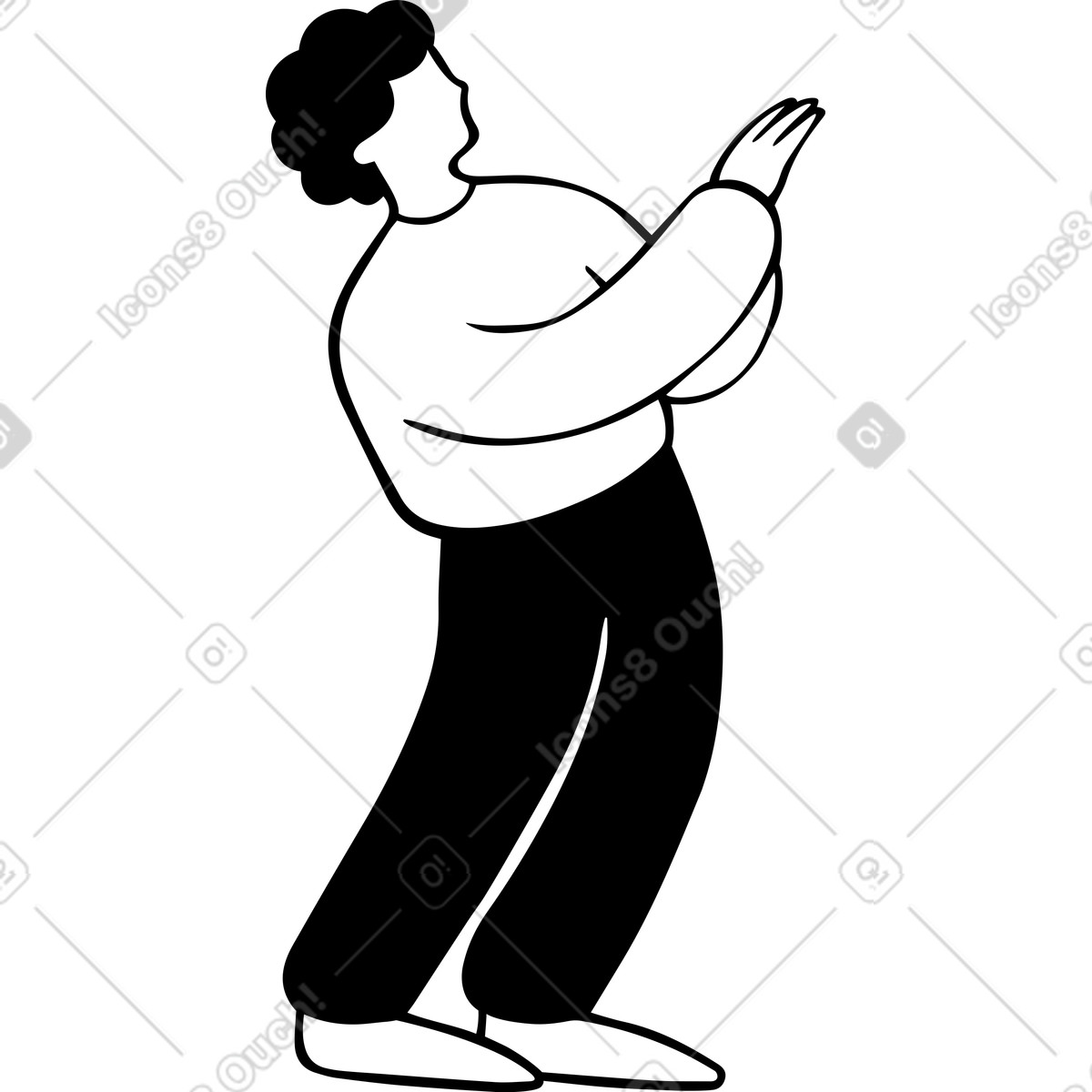 下载 Journal 风格的 男子 插画，支持 PNG、SVG 格式