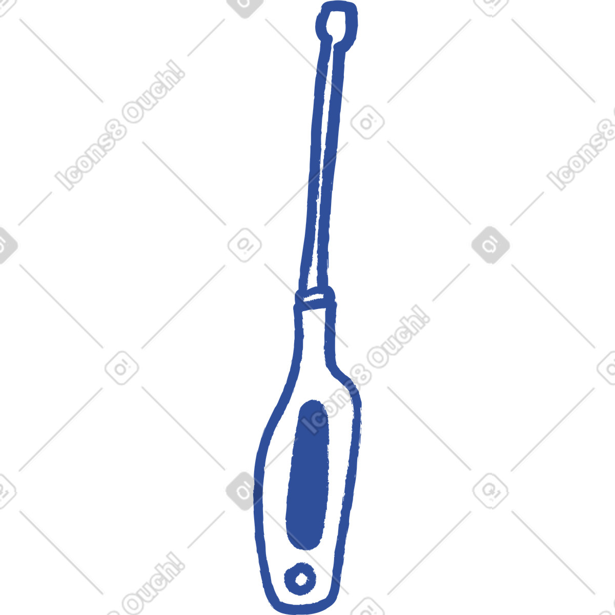 Screwdriver illustration in PNG, SVG