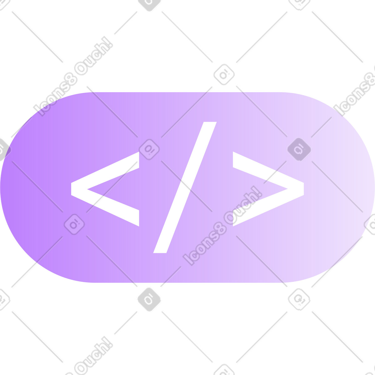 Code sign illustration in PNG, SVG