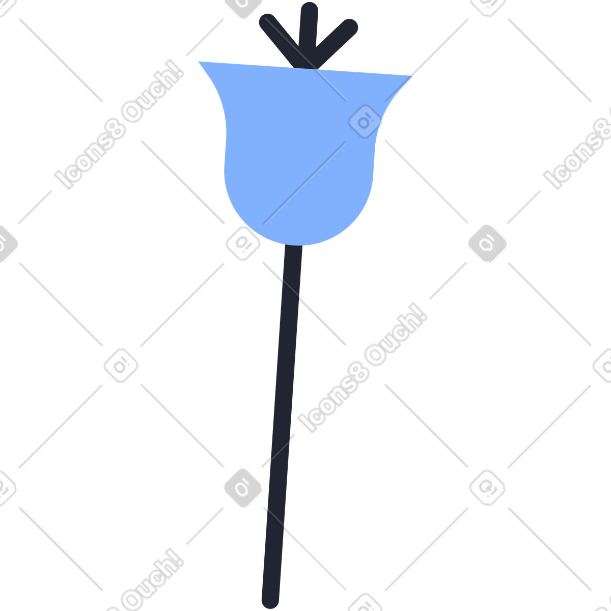 Pablita スタイルの 花 のイラストをPNG、SVG形式でダウンロード