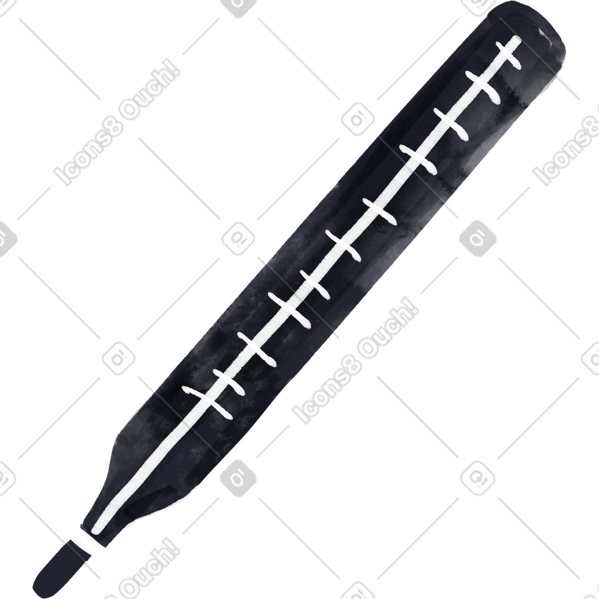 Ilustração de Termômetro em no estilo Inky para baixar em PNG, SVG