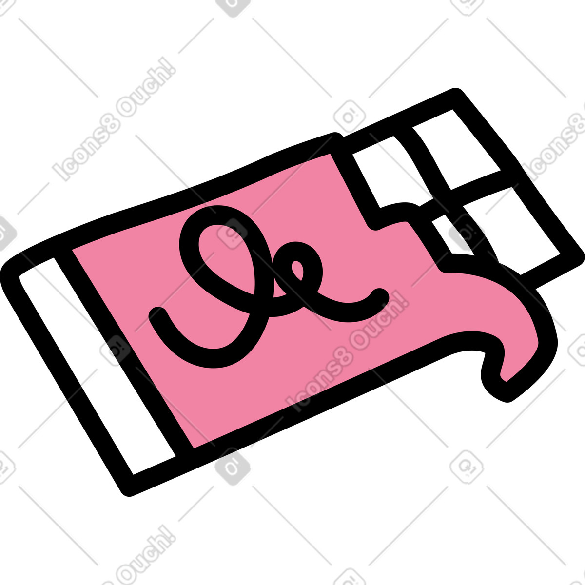 Schokolade-Illustration im Notes-Stil als Download in PNG, SVG