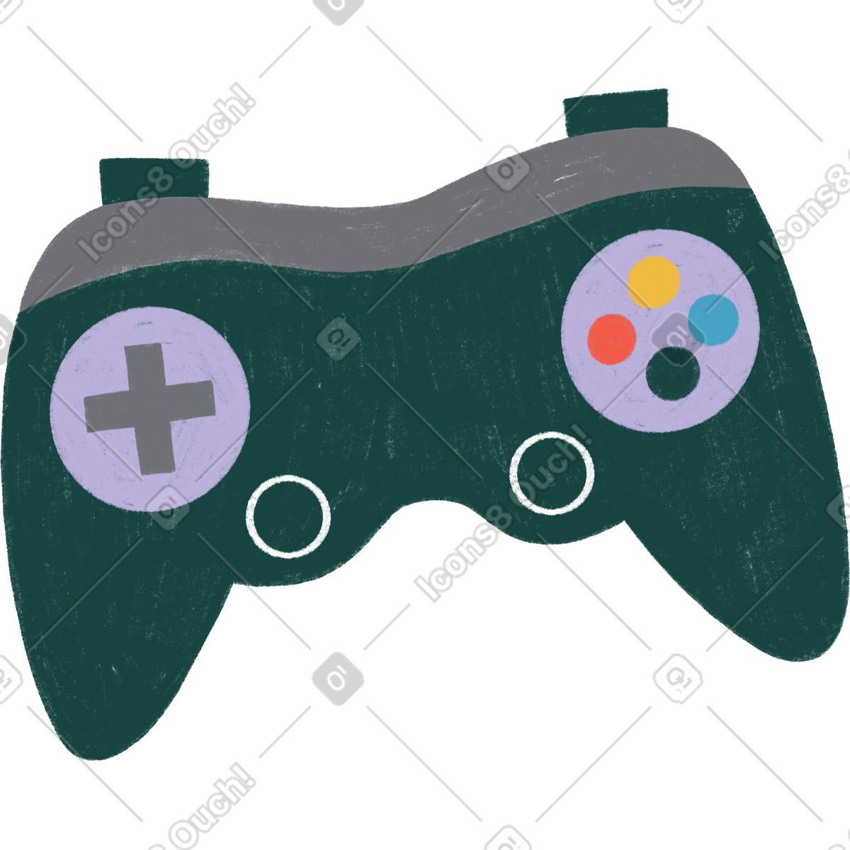 Telecomando da gioco illustrazione in stile Tutti scarica in PNG, SVG