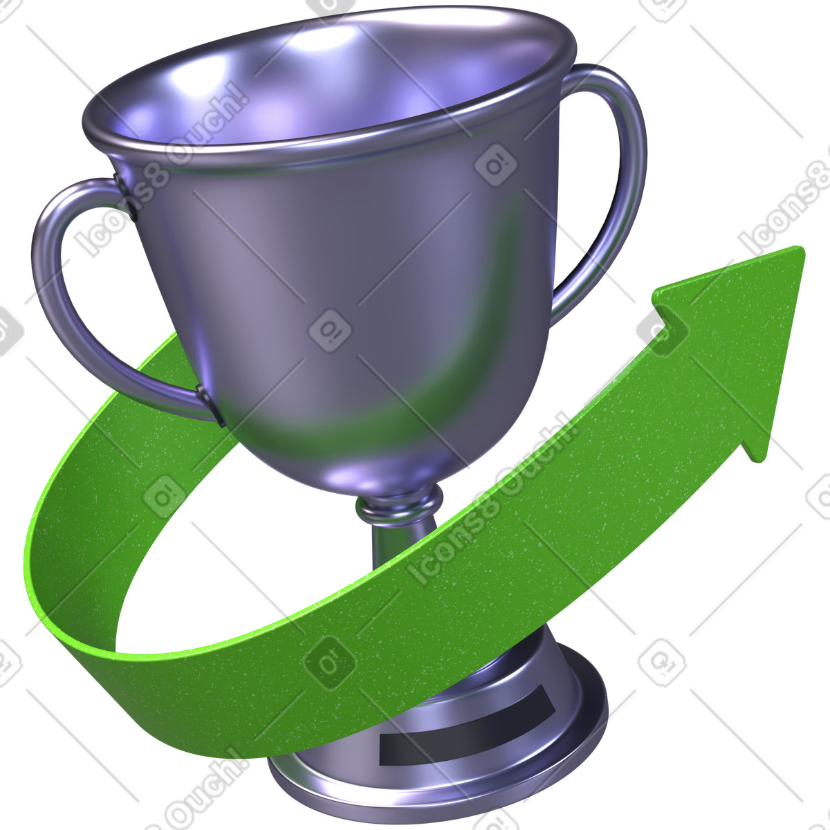 Business achievement illustration showcasing success growth clipart for accomplishments