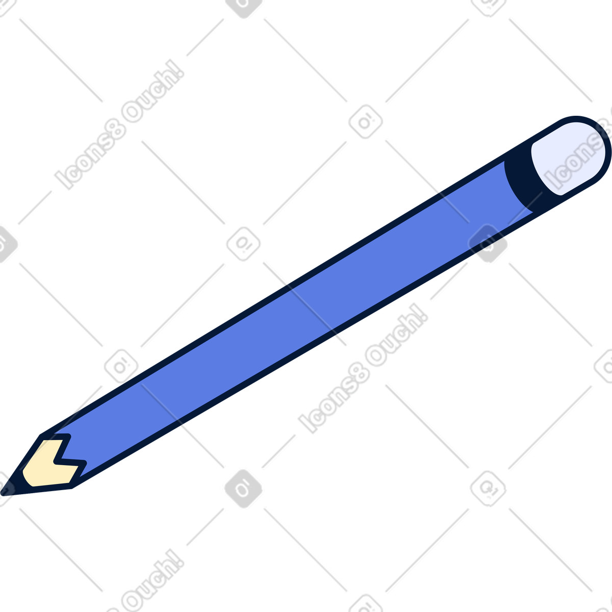 Neat スタイルの 鉛筆 のイラストをPNG、SVG形式でダウンロード