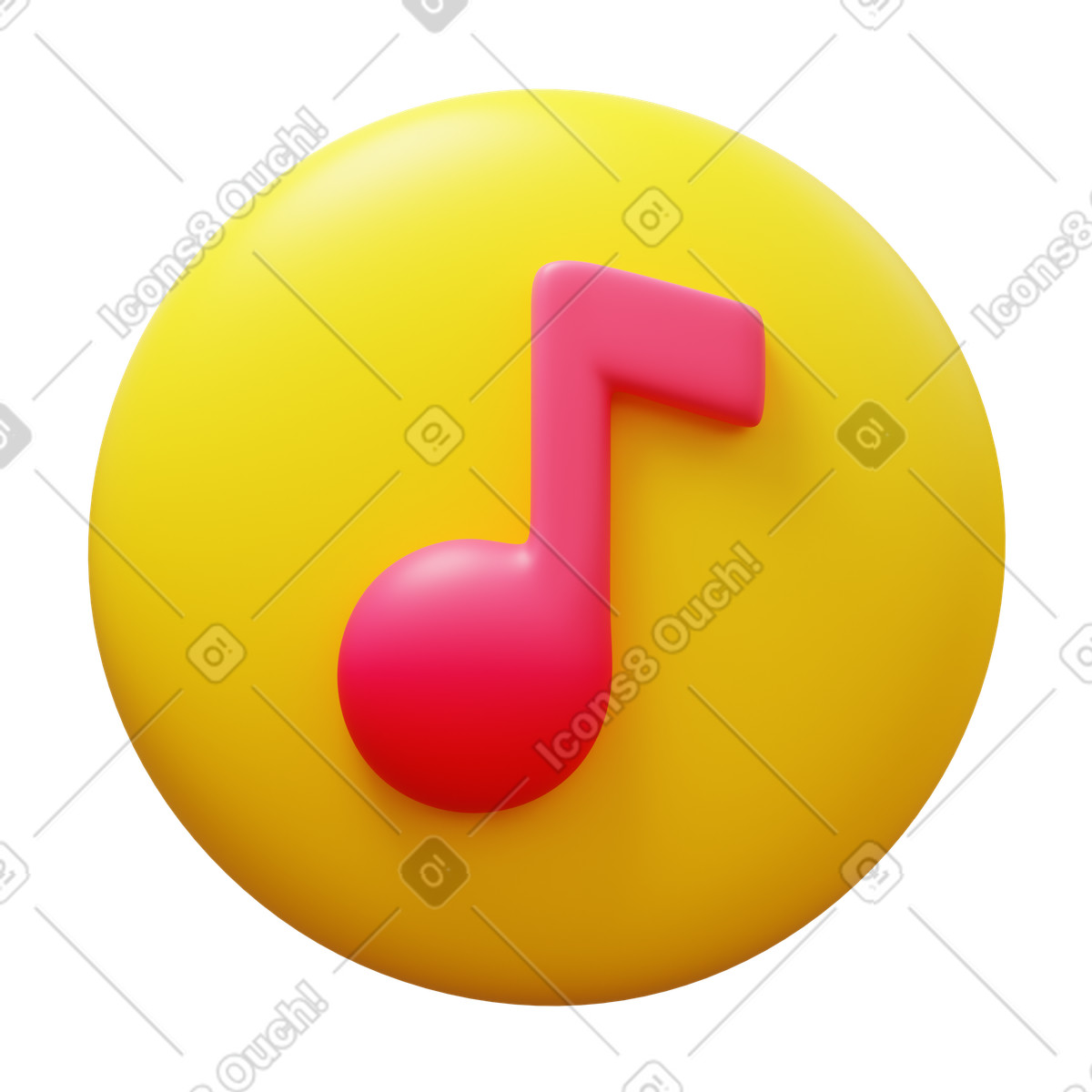 Musical-Illustration im 3D Fluency-Stil als Download in PNG, SVG