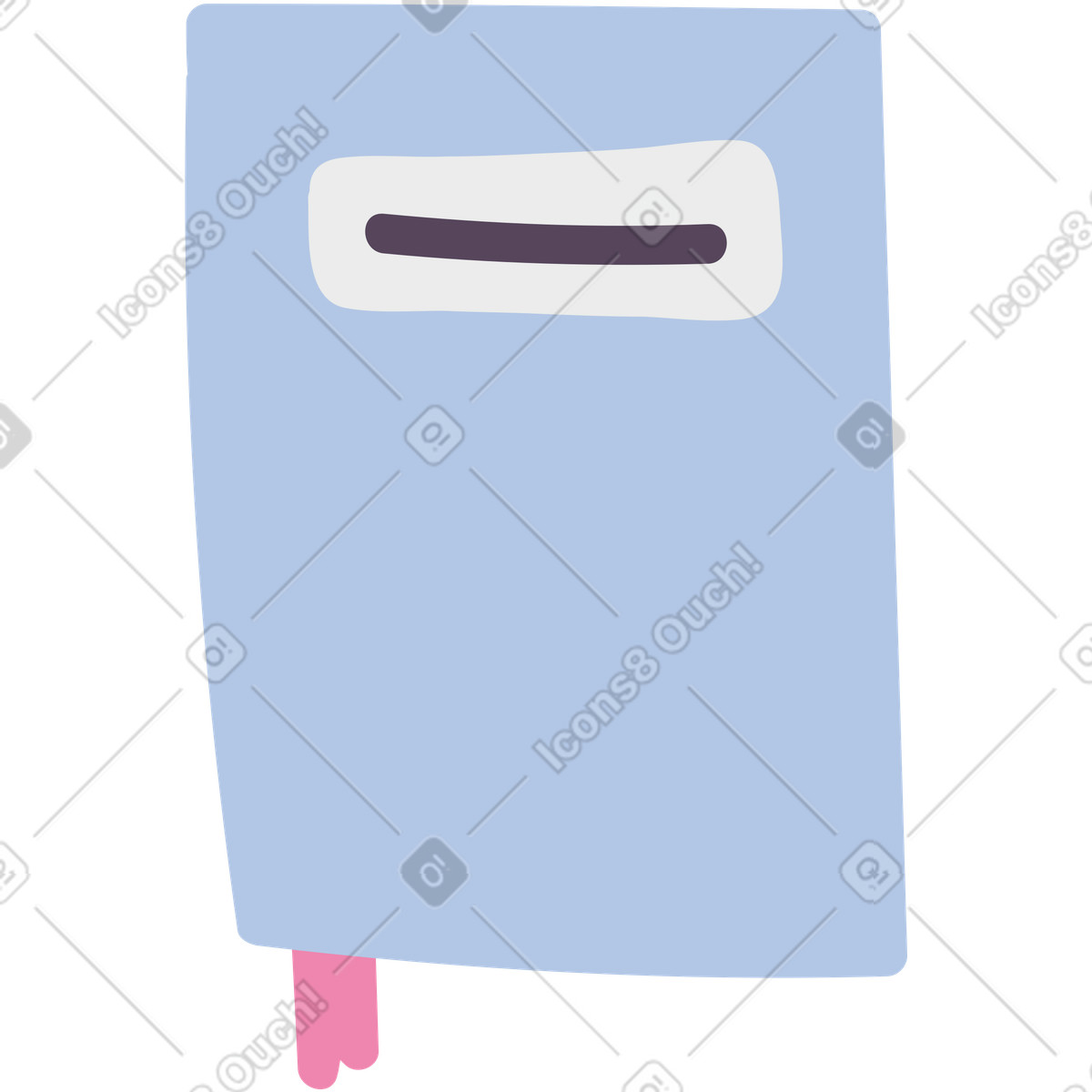 Book illustration in Pluto style download in PNG, SVG