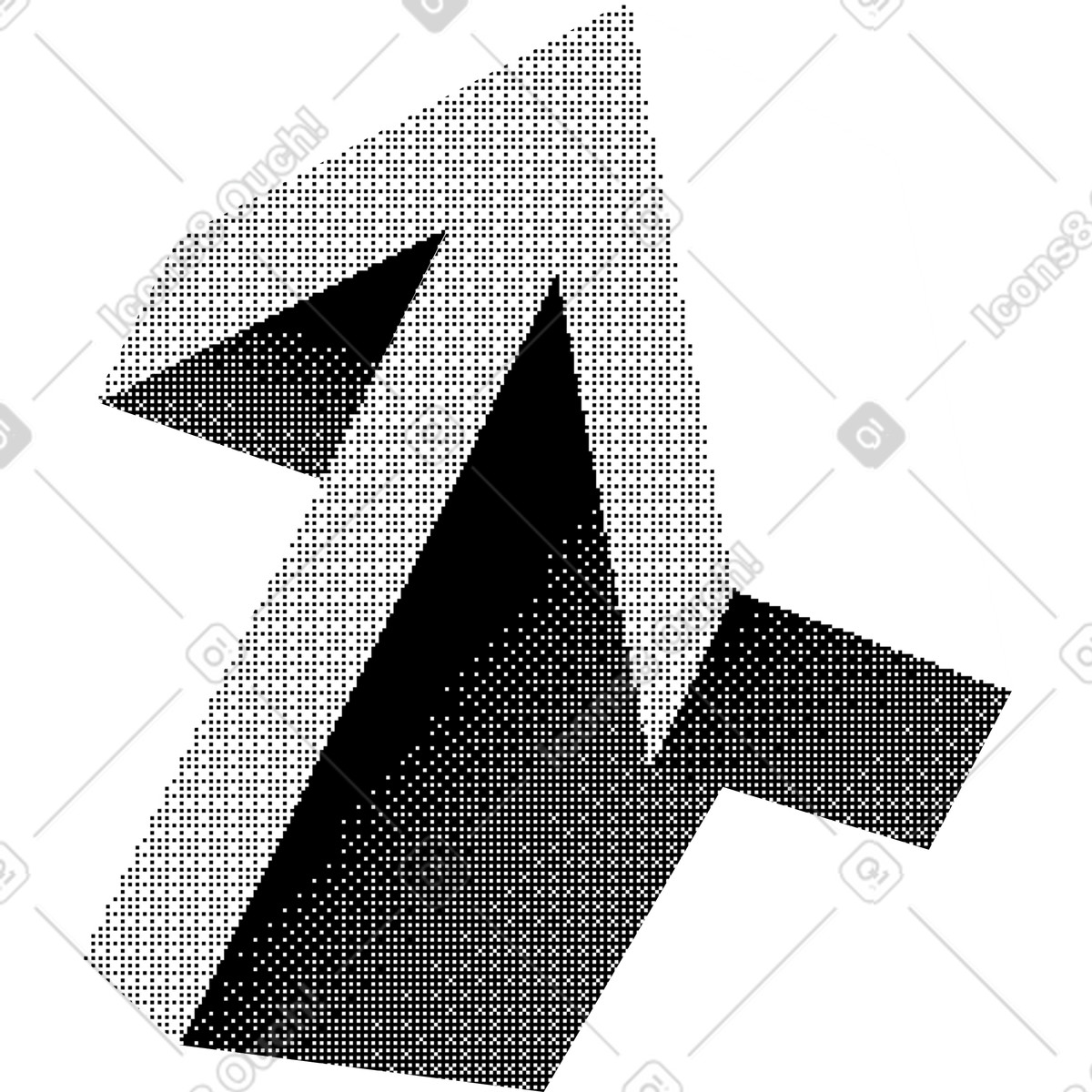 Ilustración Arrow en estilo Bitmap a descargar en PNG y SVG