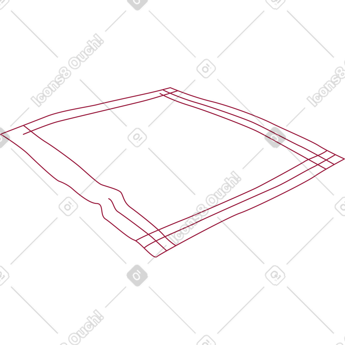 Illustration Serviette de table dans le style Storyline à télécharger aux formats PNG, SVG