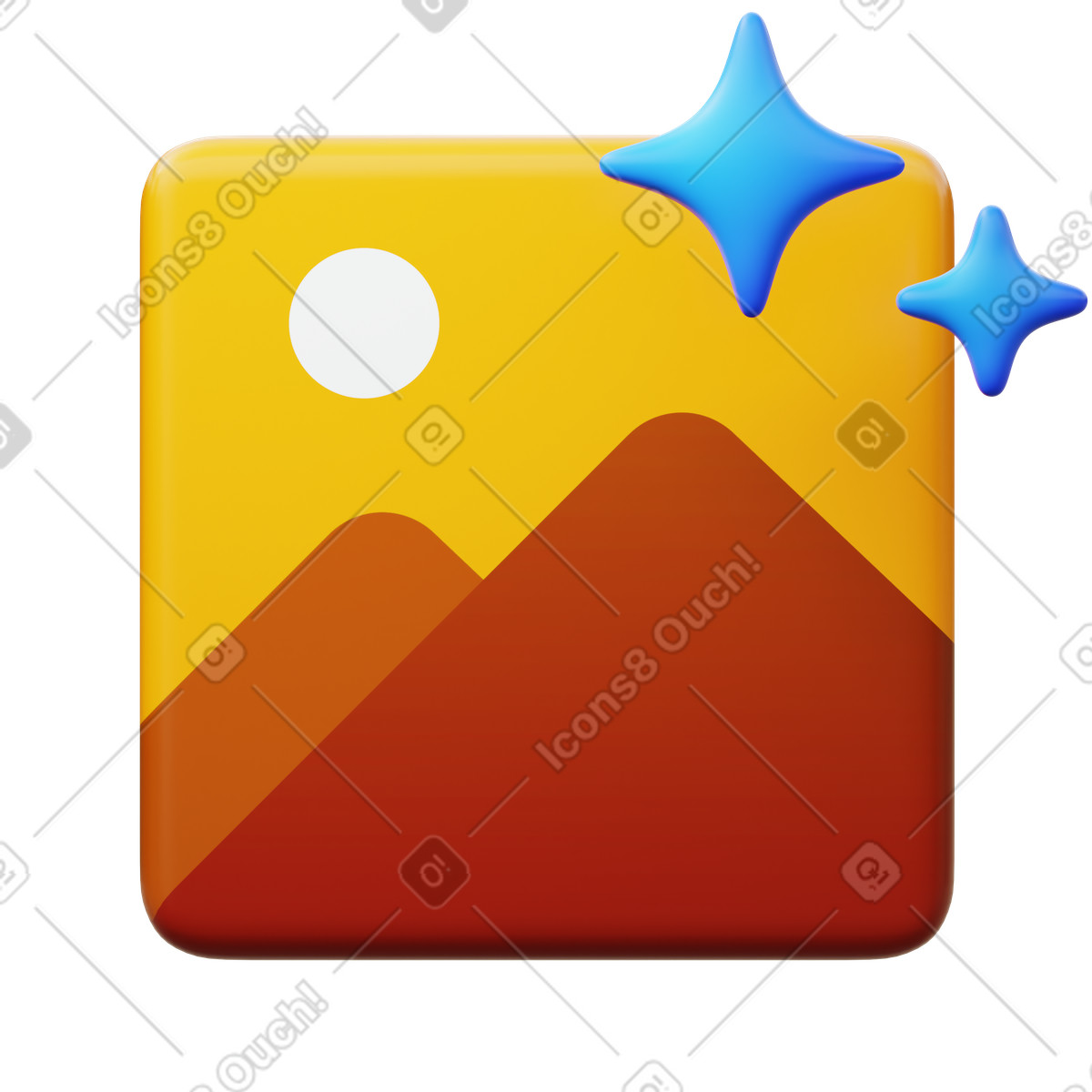 AI generated image illustration in PNG, SVG