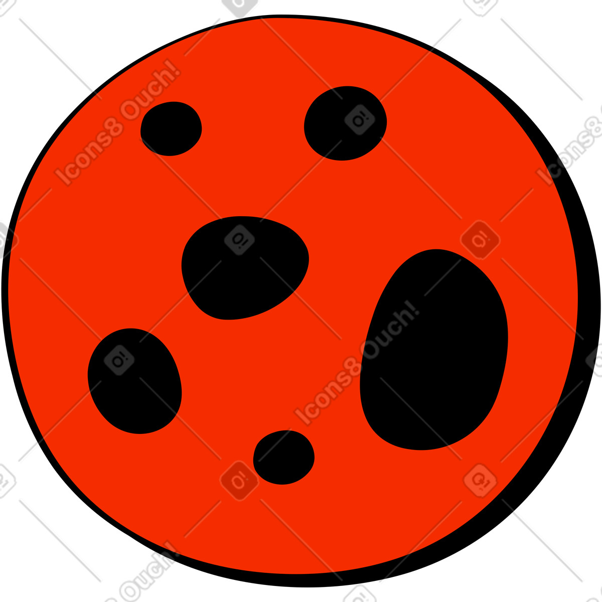 Cookies illustration in Looney style download in PNG, SVG
