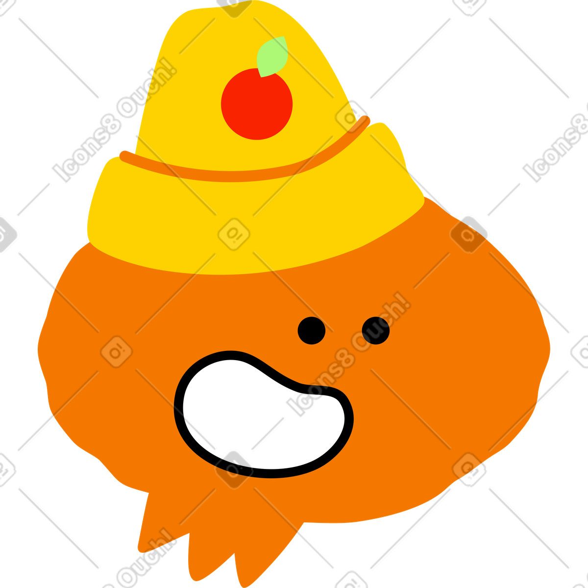Testa bulbosa illustrazione in stile Giggle scarica in PNG, SVG