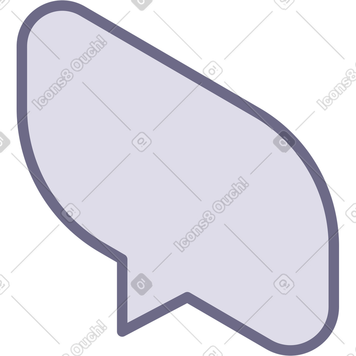 Message icon illustration in Modul style download in PNG, SVG