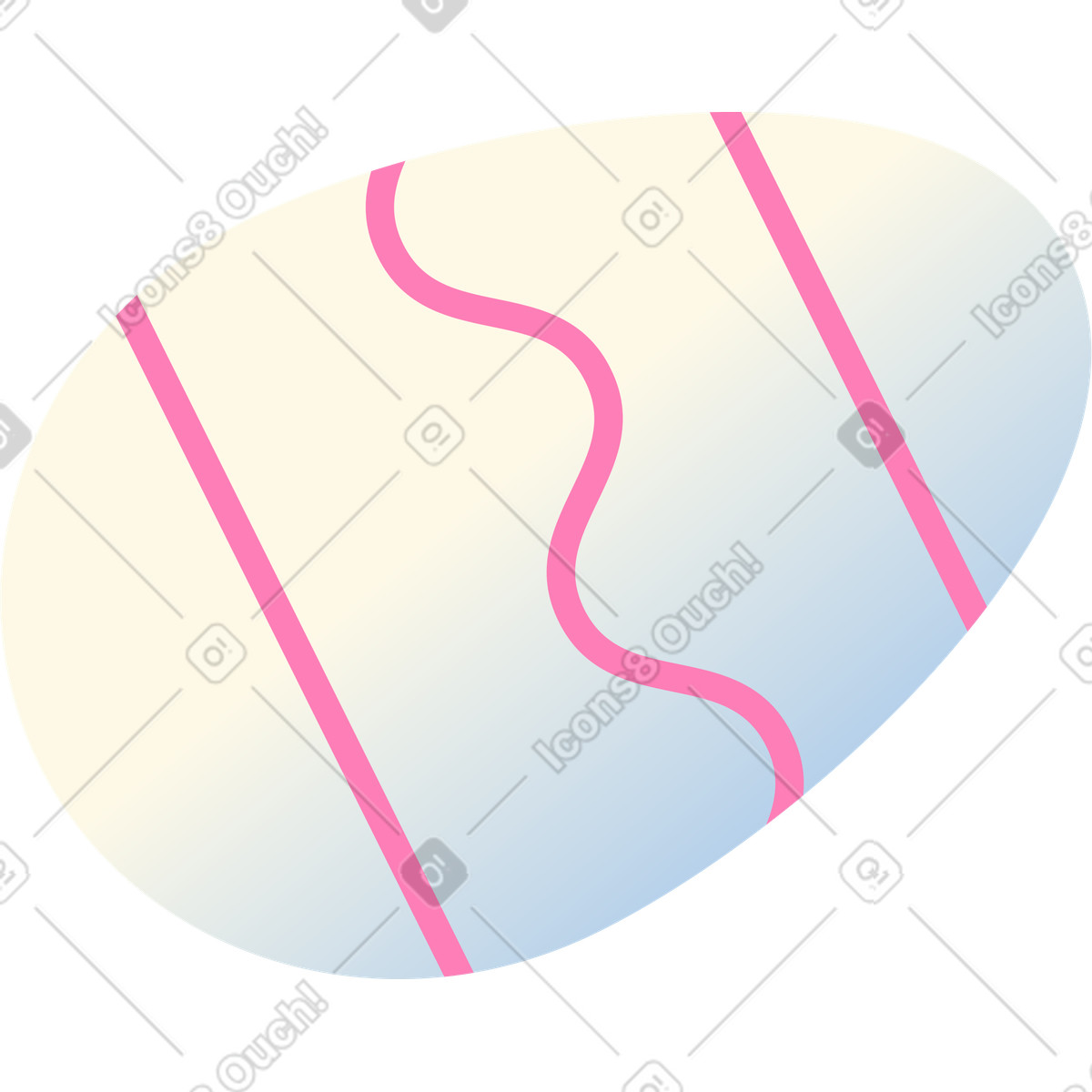 Ilustración Easter egg en estilo Beam a descargar en PNG y SVG