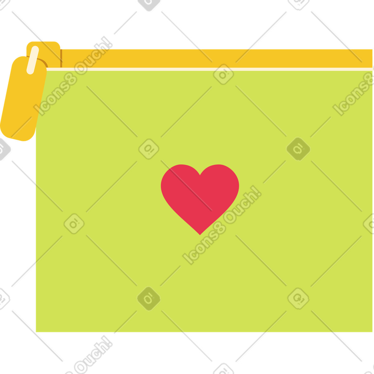 Kosmetiktasche-Illustration im Catchy-Stil als Download in PNG, SVG